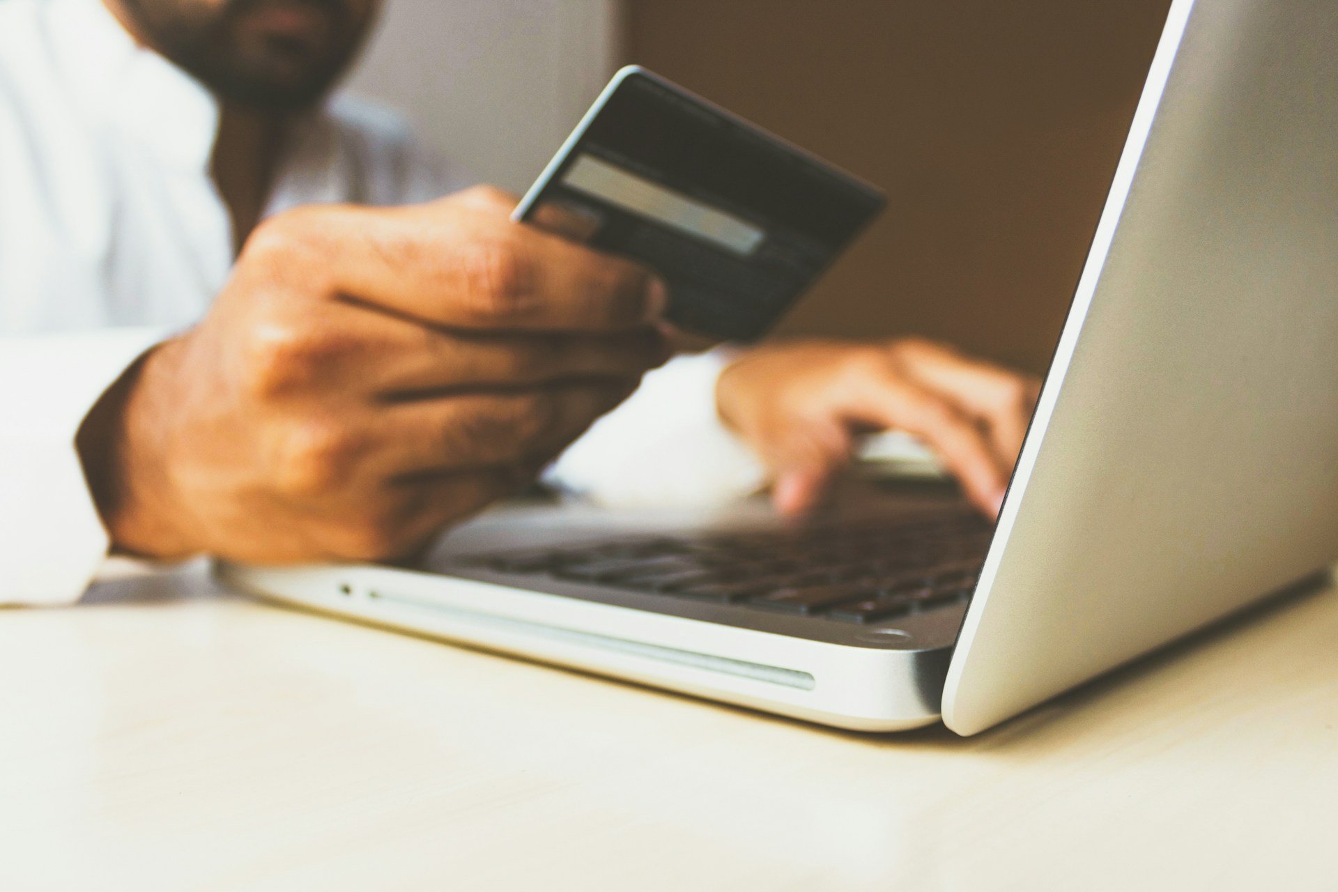 paying with credit card