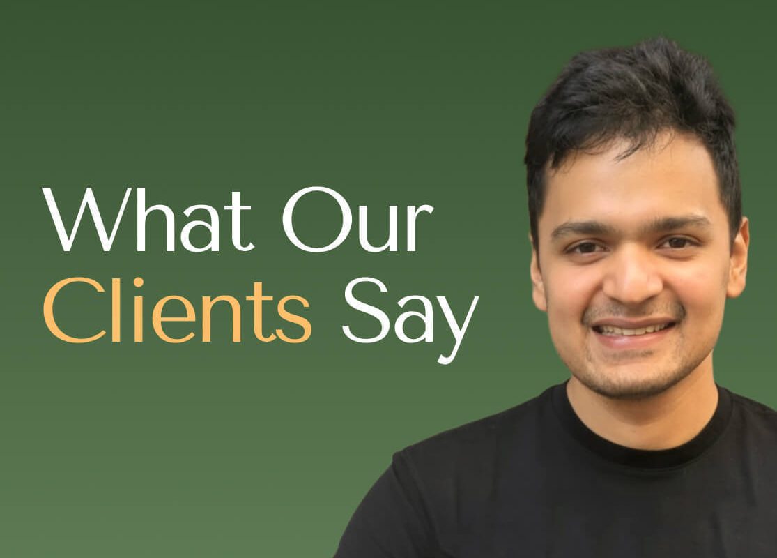 what our clients say featured image with Aakash client
